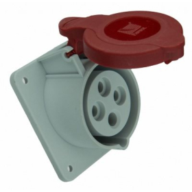Utičnica zidna CEE 16A 4 pola IP44 B.1055