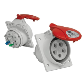 Utičnica zidna CEE 16A 5 pola sa quick-fit konektorom IP44 B.1056SZ