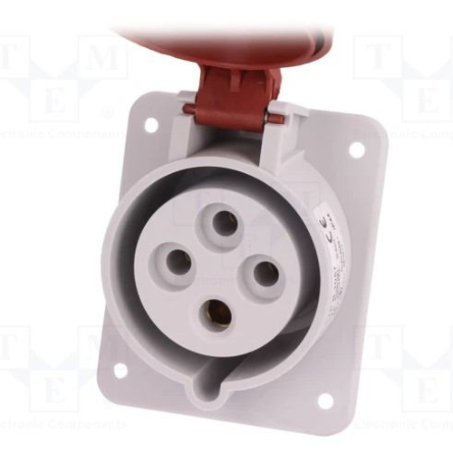 Utičnica zidna CEE 32A 4 pola IP44 B.1057