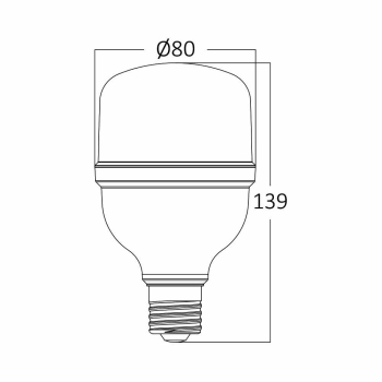 Žarulja LED 18W 6500K E27 T80 IP20 BRAYTRON BA13-31823