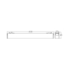 Linearna magnetska svjetiljka 18W 4000K 1580lm 20x29x438mm IP20 crna BRAYTRON BD60-11311