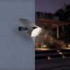Solarna vrtna ubodna svjetiljka 12W 2CCT 3000K I 6000K 300lm 179x100x304mm IP65 siva BRAYTRON BG36-00582
