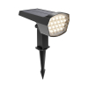 Solarna vrtna ubodna svjetiljka 12W 2CCT 3000K I 6000K 300lm 179x100x304mm IP65 siva BRAYTRON BG36-00582