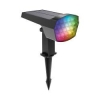 Solarna vrtna ubodna svjetiljka 12W RGB 179x100x304mm IP65 siva BRAYTRON BG36-00592