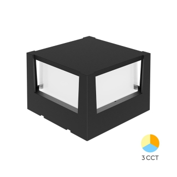 Zidna svjetiljka 15W 3CCT 1450lm 161x161mm IP65 crna WALLS BRAYTRON BG38-01581