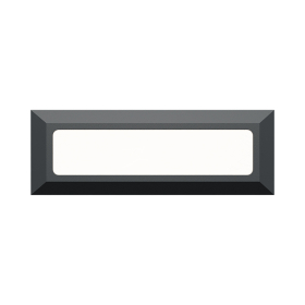 Zidna svjetiljka 3W 3/1 180lm IP65 crna VEKTA BRAYTRON BG38-01882
