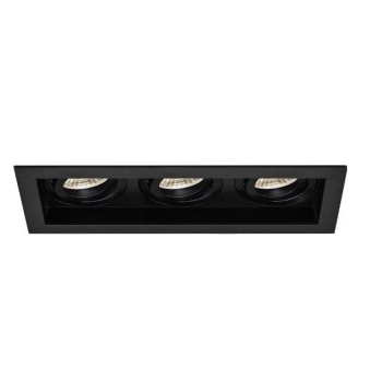 Kućište za GU10 žarulju max 3x35W 100x33x270mm IP20 pravokutno crno BRAYTRON BH03-05041