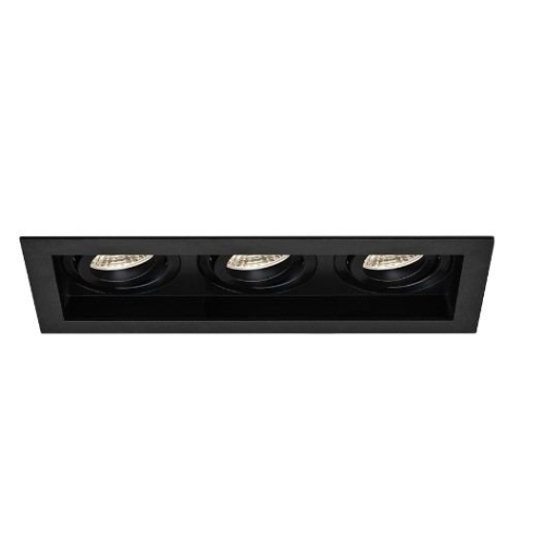 Kućište za GU10 žarulju max 3x35W 100x33x270mm IP20 pravokutno crno BRAYTRON BH03-05041