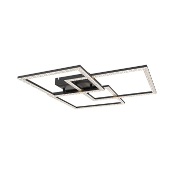 Stropna svjetiljka 80W 3CCT 8800lm 756mm IP20 crna dimabilna s daljinskim upravljačem BRAYTRON BH17-04991