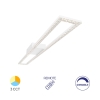 Stropna svjetiljka 40W 3CCT 4400lm 1080mm IP20 bijela dimabilna s daljinskim upravljačem BRAYTRON BH17-05090
