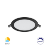 Panel LED 12W 3CCT 1120lm IP40 ugradbeni okrugli crni dimabilni BRAYTRON BP01-91281