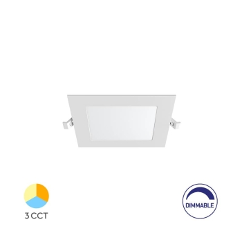 Panel LED 4W 3CCT 280lm IP40 ugradbeni kvadratni bijeli dimabilni BRAYTRON BP02-90480