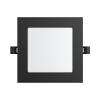 Panel LED 4W 3CCT 280lm IP40 ugradbeni kvadratni crni dimabilni BRAYTRON BP02-90481