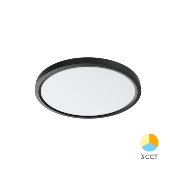 Stropna svjetiljka 26W 3CCT 2640lm fi300mm IP20 okrugla crna 3 GODINE GARANCIJE BRAYTRON BP07-00381