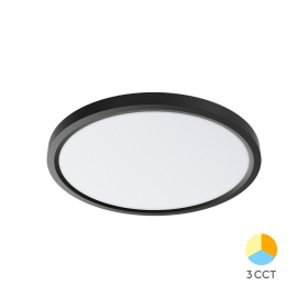 Stropna svjetiljka 36W 3CCT 3960lm fi400mm IP20 okrugla crna 3 GODINE GARANCIJE BRAYTRON BP07-00481