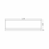 Panel LED NADGRADNI sa promjenom wataže 30W-40W-50W i boje 3CCT 5200lm 1200X300x35mm IP40 BRAYTRON BP25-53180