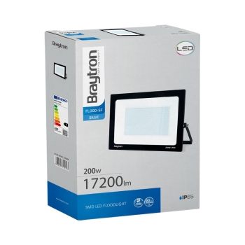 Reflektor LED 200W 4000K 17200lm IP65 crni BRAYTRON BT60-39611