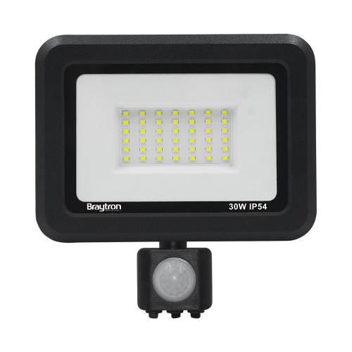 Reflektor LED 30W 6500K 2550lm IP54 sa PIR senzorom sivi BT60-43031