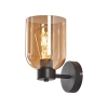 Zidna svjetiljka za E27 žarulju max 23W fi130mm IP20 amber BRAYTRON BV01-00047