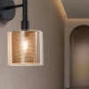 Zidna svjetiljka za E14 žarulju max 23W fi120mm IP20 crno-zlatna BRAYTRON BV01-00083