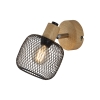 Zidna svjetiljka E14 max 23W fi100mm IP20 crna-drvo BRAYTRON BV03-00010