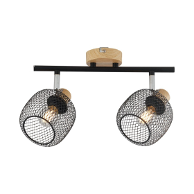 Visilica za 2xE14 žarulju max 2x23W 320mm IP20 crna-drvo BRAYTRON BV03-00011