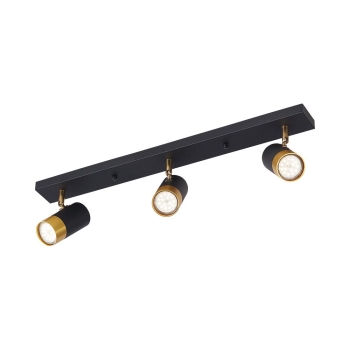 Kućište za 3xGU10 žarulju max 3x10W 600mm IP20 crno-zlatno BRAYTRON BV04-00023
