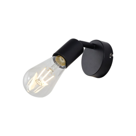Zidna svjetiljka E27 max 23W 120mm IP20 crna BRAYTRON BV04-00030