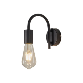 Zidna svjetiljka E27 max 23W 170mm IP20 crna BRAYTRON BV04-00034