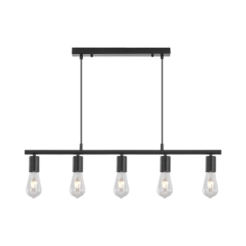 Visilica za 5xE27 žarulju max 5x23W 800mm IP20 crna BRAYTRON BV04-00063