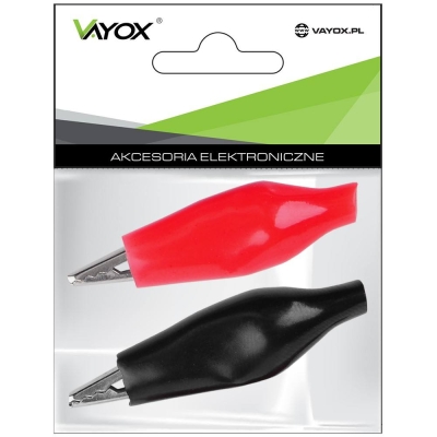 Krokodilke male - crvena i crna boja pakiranje 2 kom BX7263