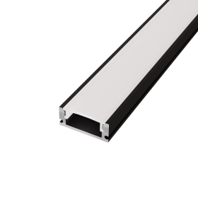 Profil za LED traku nadgradni aluminijski 2m crni BRAYTRON BY39-00121