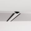 Profil za LED traku ugradni aluminijski 2m crni BRAYTRON BY39-00621