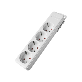 Prenosiva utičnica 4x schuko bijela BRAYTRON BY72-00040
