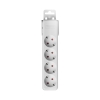 Prenosiva utičnica 4x schuko bijela BRAYTRON BY72-00040