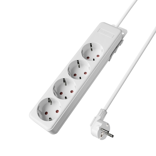 Prenosiva utičnica 4x schuko s kabelom 1,5mm2 / 3m bijela BRAYTRON BY72-00043