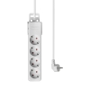 Prenosiva utičnica 4x schuko s kabelom 1,5mm2 / 3m bijela BRAYTRON BY72-00043