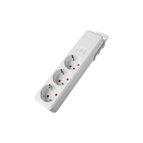 Prenosiva utičnica 3x schuko s prekidačem bijela BRAYTRON BY72-00230