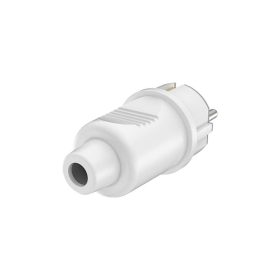 Utikač schuko ravni s uzemljenjem PVC bijeli 30 kom/pak BRAYTRON BY74-00002