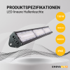 Industrijska svjetiljka 150W 5000K 18000l IP65 HighBay linearna ENOVALITE ELED500122