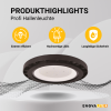 Industrijska svjetiljka 200W 5000K 34000lm IP65 IK06 HighBay UFO visoko energetski učinkovit ENOVALITE ELED500142
