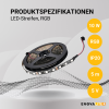 Traka LED 60LED/m RGB 5V digitalna 5m 10 mm WS2812b ENOVALITE ELED700100