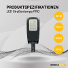 Ulična svjetiljka PRO 30W 5000K 4500lm IP66 SOSEN drajver LUMILEDS LED visoko energetski učinkovita ENOVALITE ELED800120