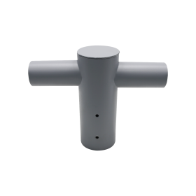 Adapter za uličnu rasvjetu 2-struki fiksni 80 do 60 mm sivi ENOVALITE ELED900305