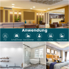 Stropna svjetiljka 7W 3CCT 718lm 38° IP44 downlight zakretna podesiva LUXULA LX300100