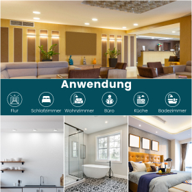 Stropna svjetiljka 5W 450lm 38° IP44 downlight 3-stupanjsko prigušivanje prigušivo preko zidnog prekidača zakretno LUXULA LX300101