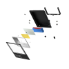 Solarni reflektor 6W 6500K 700lm IP66 s baterijom LUXULA LXSO400100
