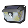 Solarna zidna svjetiljka 6500K s PIR svjetlosnim senzorom 7 sati osvjetljenja s 3 načina osvjetljenja IP44 LUXULA LXSO400120