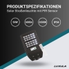 Solarna ulična svjetiljka 5W 6500K 600lm IP54 sa PIR senzorom LUXULA LXSO800100