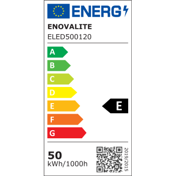Industrijska svjetiljka 50W 5000K 6000lm IP65 HighBay linearna ENOVALITE ELED500120